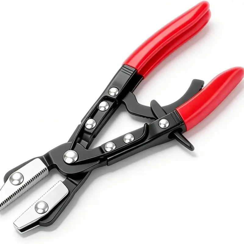 Upgrade Ratchet Hose Pinch Off Pliers - Tool Upgrade with Metal Jaws, Locking Clamp - Multi-Size 8in/10in/12in Hand Tools for Automotive Users’ Radiator, Coolant Lines