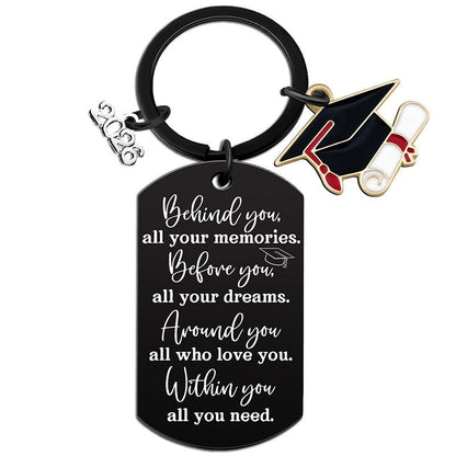 2026 Inspirational Graduation Keychain Gift