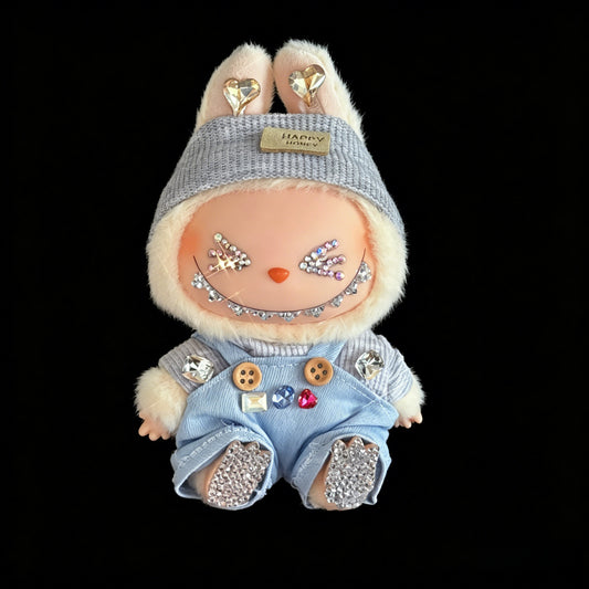 【popmart100%genuine】labubu  diy diamond doll customization